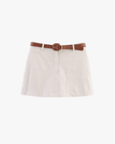 חצאית מכנס מיני פסים