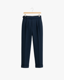 מכנס מחויט סטרצ'י חגורה מובנית