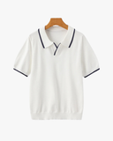 פולו צווארון פס