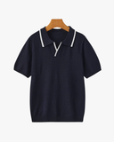 פולו צווארון פס