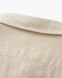 חולצה מכופתרת פשתן קלאסית