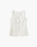 סט ריזורט קלאסי לבן נשים