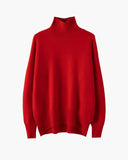 סוודר נשים עם צווארון גולף