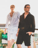 מכנס פשתן קצר