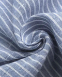 מכופתרת פשתן פסים