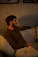 סריג ריב עם צווארון פולו