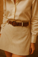 חצאית מכנס מיני פסים