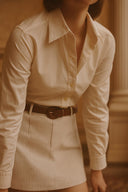 חצאית מכנס מיני פסים